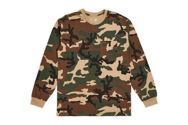 Brixton Basic Longsleeve Neu Woodland Camo Gr: M Brixton Supply-image
