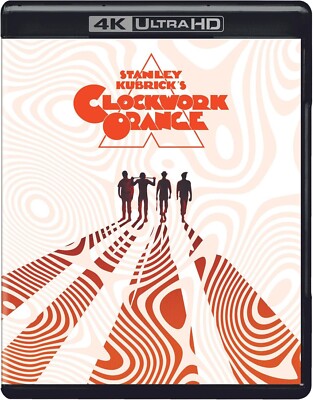 A Clockwork Orange (4K Ultra HD, Blu-ray 1971) NEW, W/ SLIPCOVER,Stanley Kubrick