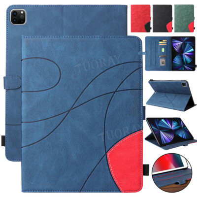 Hülle Für iPad 5/6/7/8/9 Gen/Air 6 5 4 3 /Pro 11 12.9 Leder Schutz Tasche Cover