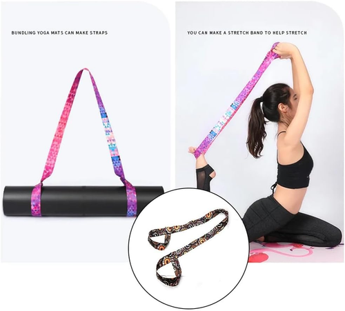 Yoga Mat Strap - Adjustable Durable Yoga Mat Carrier and Stretching Strap - Yoga - Picture 6 of 12