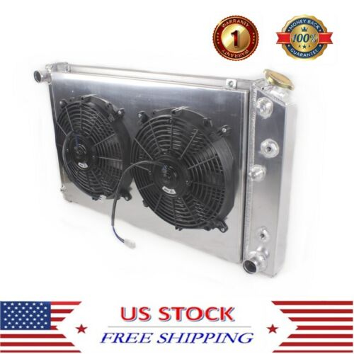 4 Row/Core Radiator&Shroud&Fan For Chevy Camaro 70-81/ Monte Carlo 78-87 G-Body - Picture 1 of 10