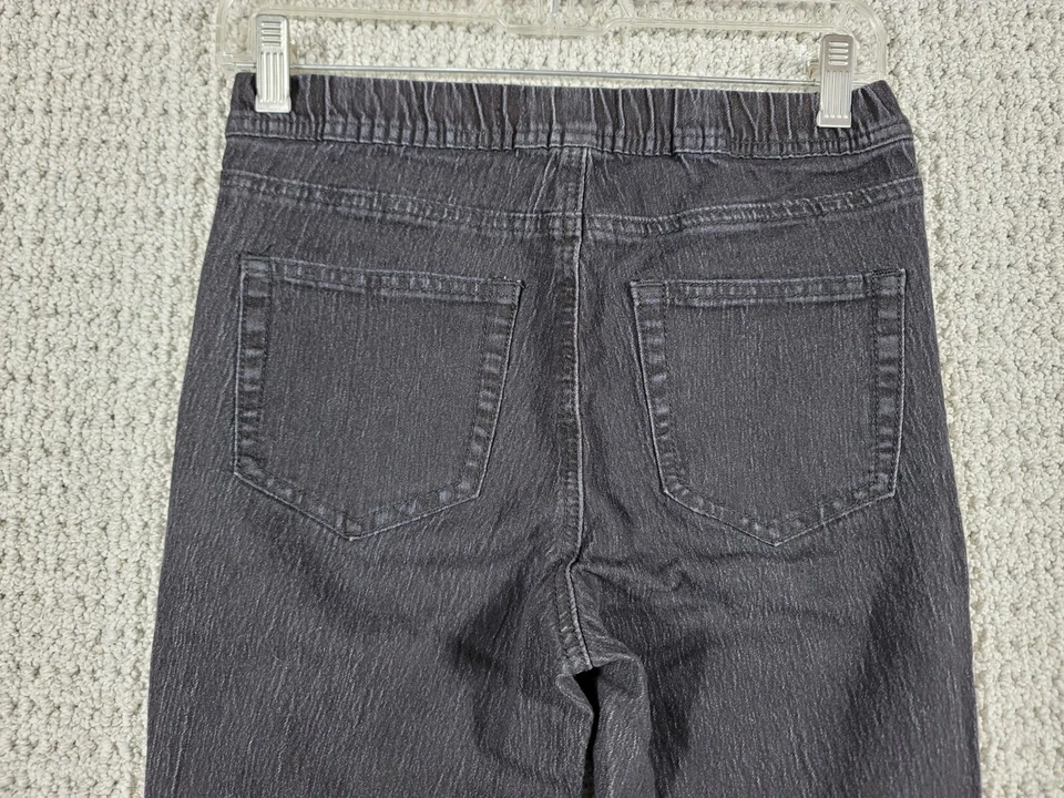 Leggings Bongo para mujer negros talla pequeña cintura elástica tiro medio lavado medio Foto 4 de 4