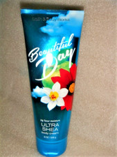 Bath  Body Works BEAUTIFUL DAY 24 Hour Moisture Ultra Shea BODY CREAM 8 oz Tube