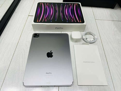 Apple iPad Pro 4th Gen 11" 2022 M2 128GB Space Grey WiFi & Cellular 5G Unlocked - Picture 4 of 4