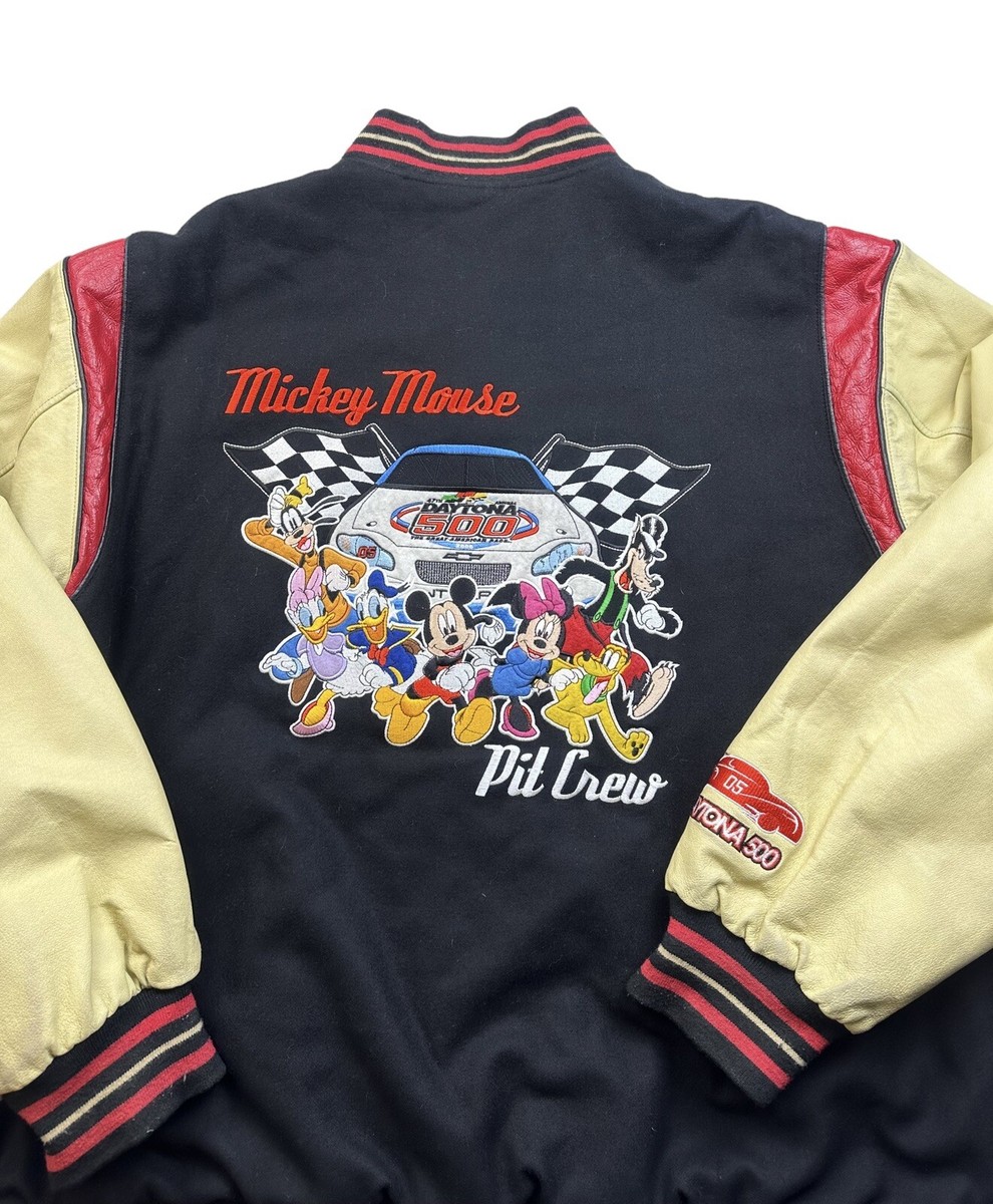 Vintage Mickey Mouse Jeff Hamilton NASCAR Embroidered Racing
