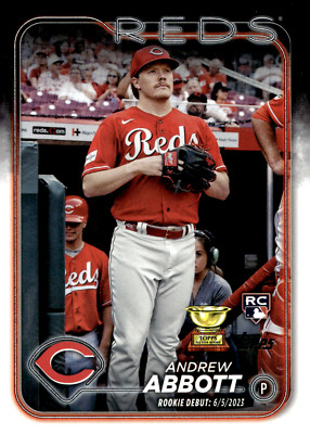 2024 Topps Update Series - Rookie Debut Andrew Abbott #US304 (RC) Reds