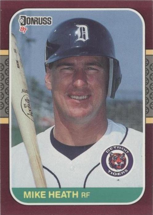 1987 Donruss Opening Day - Mike Heath #214 - 1 of 1