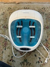 HoMedics Foot Salon Pro w/Heat Boost Power  Pedicure Attachments Home Spa Works