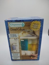 The Dispenser Clear Choice 2 Chamber Shampoo Conditioner Shower Organizer New