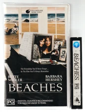 RARE BETA Video Tape BEACHES Clamshell Betamax Touchstone Home Midler