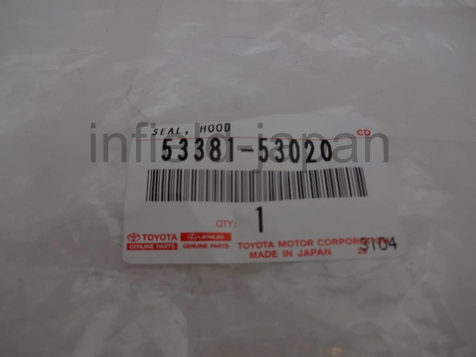 Sello original Lexus IS250 IS350, capó a radiador soporte 53381-53020 F/S Foto 2 de 4