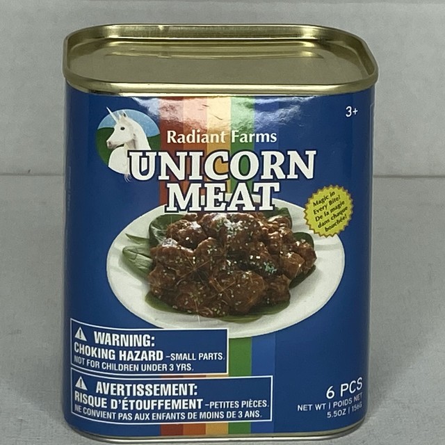 ThinkGEEK 5.5oz Unicorn Canned Meat for sale online eBay