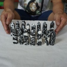 11 Pieces 1kg Natural Zebra Rock Jasper Crystal Point Tower Healing Bulk China