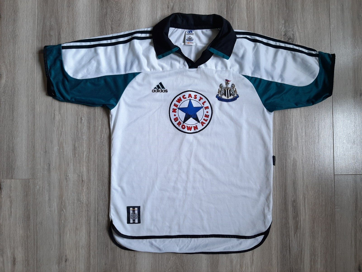 Newcastle Away football shirt 1999/2000 Jersey Adidas Vintage Soccer  England M