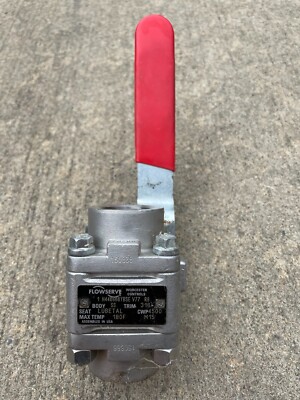 Flowserve Worcestor 1 H446666YBSE V77 R8 Series 44 Stainless Steel Ball Valve