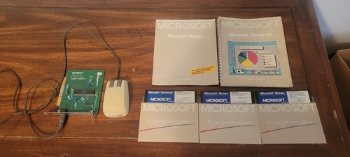 Microsoft Paintbrush 1986 Comes with Mouse/Card/Manual, Including Disks - 第 1/1 張圖片