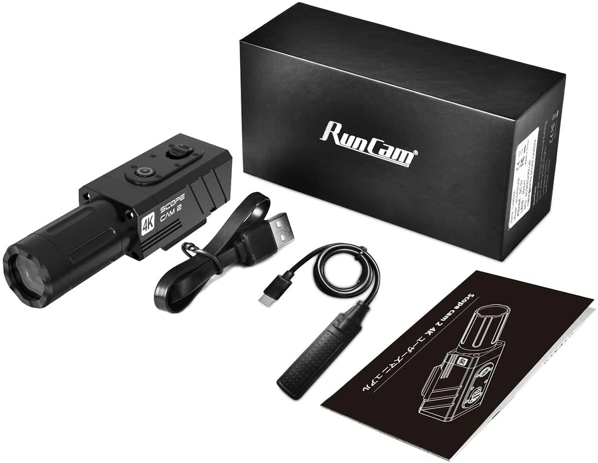RunCam Scope Cam 2 [4K] HD Gun camera 40mm lens 4x electronic zoom 