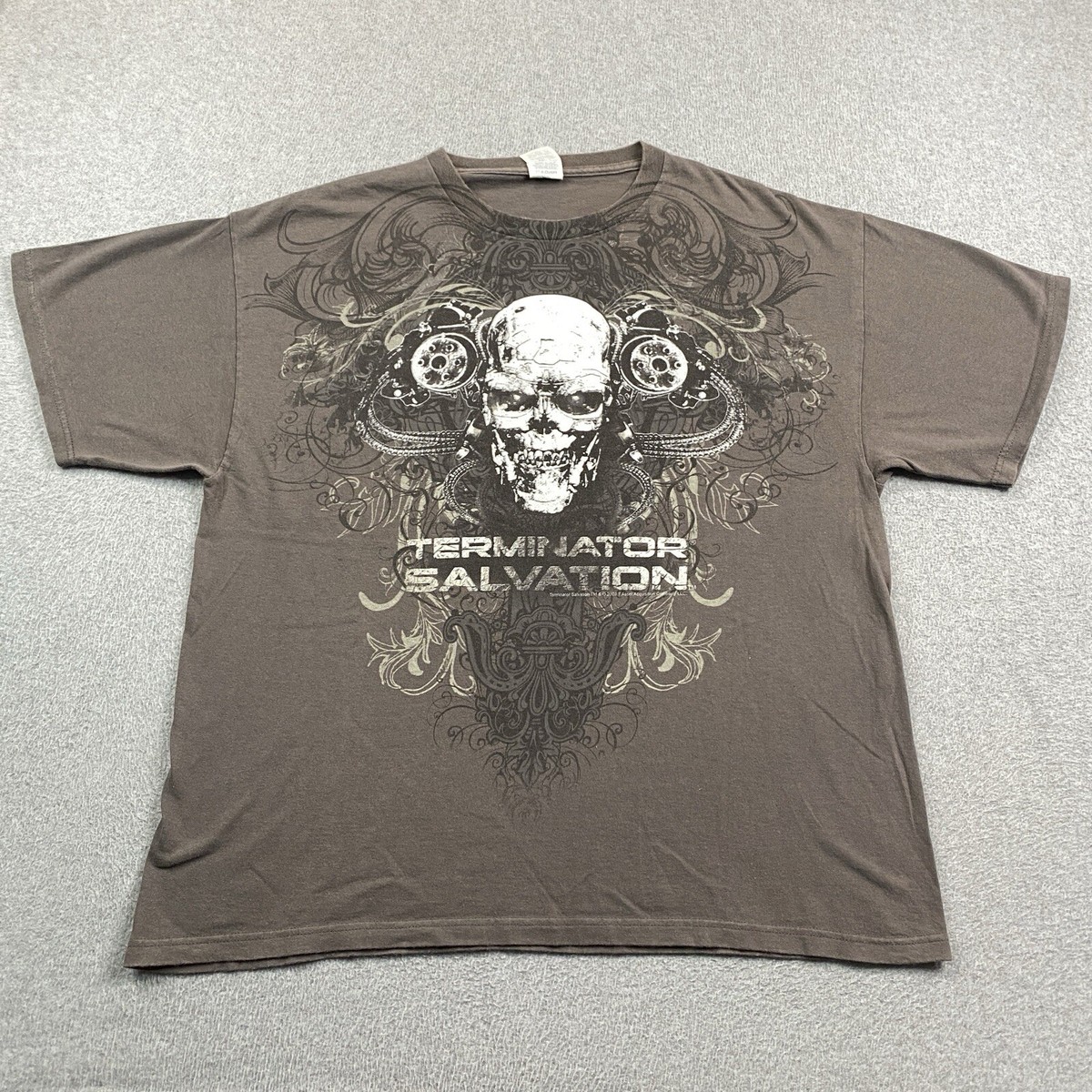 TERMINATOR SALVATION Tシャツ 2009 Terminator Salvation Shirt Mens XL 2009 Movie Promo Tee Universal