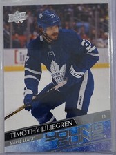 Timothy Liljegren 20-21 Upper Deck Young Guns Rookie Card Toronto Maple Leafs. rookie card picture