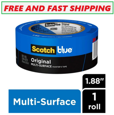 ScotchBlue Original Multi-Surface Painter Tape Blue 1.88 inches x 60 yards 1 Rol