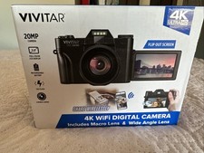 Vivitar 4K WiFi Digital Camera With Macro and Wide Lens 16x