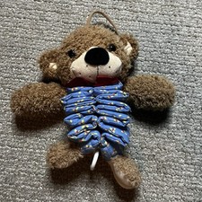 Vintage Crib Nursery Pull String Musical Bear By Little Suzy's Zoo Works