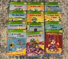 LeapFrog Tag Reading System Softcover Book Lot LeapReader Learn to Read 12 Pc