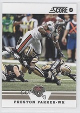 2012 Score Preston Parker #130 8n0