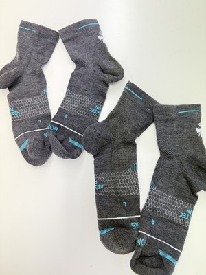 2 Paare Herren Merino Quarter Bombas L 43-47  warm