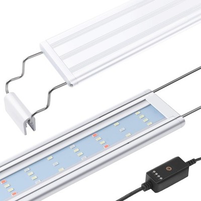 HITOP Full Spectrum LED Aquarium Light   12  16  24  32  12-20in, White 