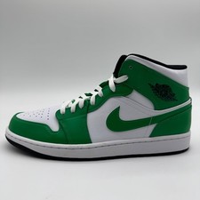 Size 12 - Air Jordan 1 Mid Lucky Green for sale online | eBay