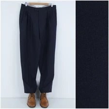 Mens Trousers 33 Waist 30.5 Leg Dress Suit Office Purple Wool Pants Slacks