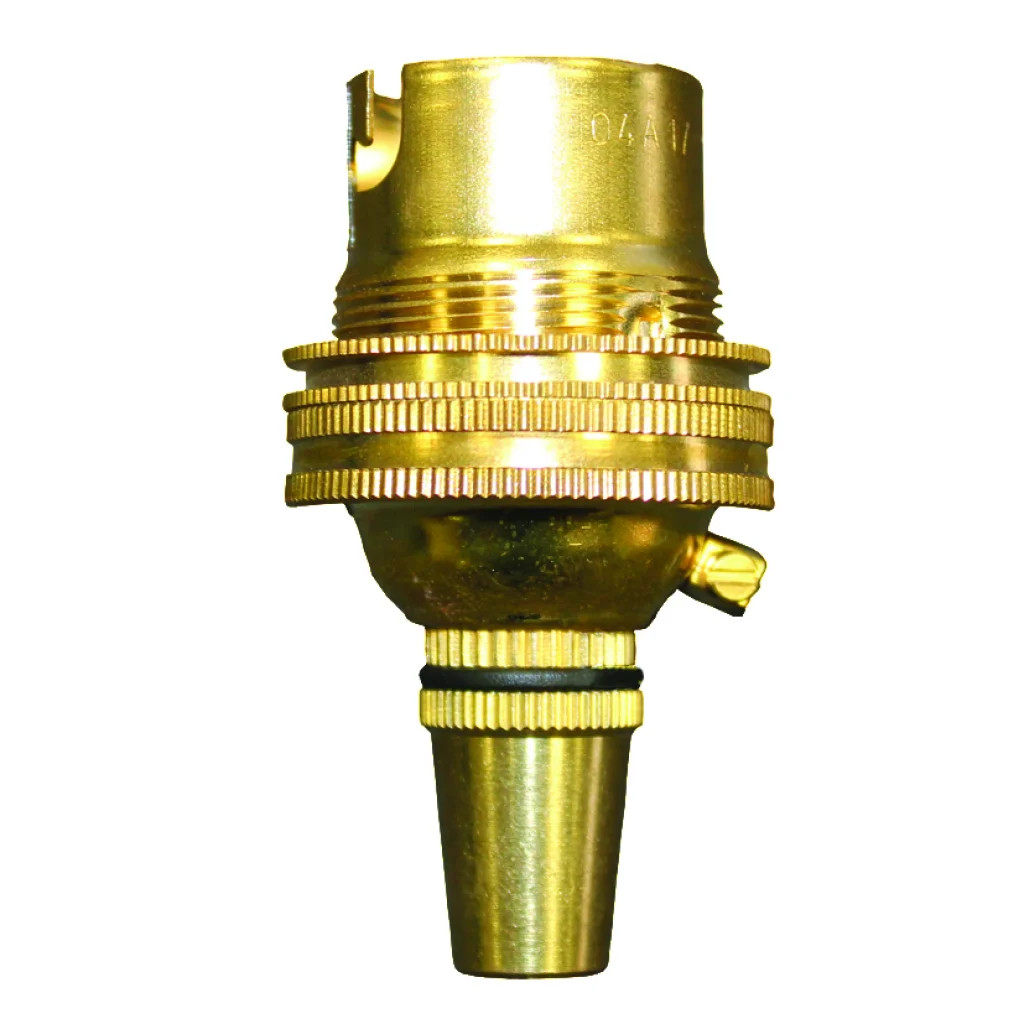 Lamp Holders And Adaptor Brass Cord Grip Holder BC Lyvia Electrical 219