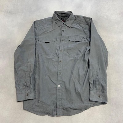 Wrangler Hemd ATG Langarmshirt mit Brusttaschen Herren M