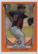 2014 Bowman Prospects Chrome Orange Refractor 7/25 Lewis Thorpe #BCP32 m4h
