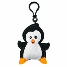 Mary Meyer Sound Bites, Penguin Plush Stuffed Animal Clip, 5"