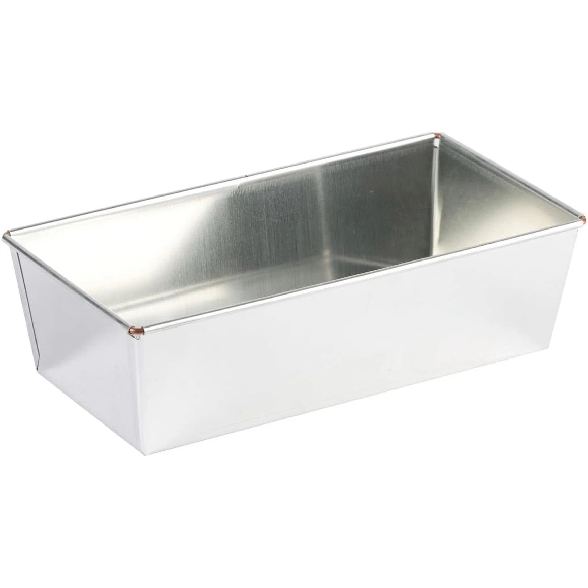Gobel Tin-Plate Rectangular Loaf Tin 24×12 CM - Metal Bread Pan Color