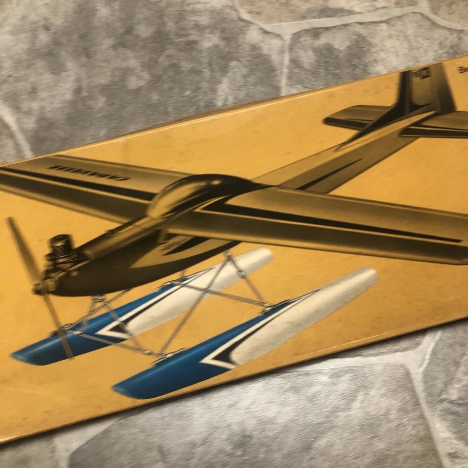 Vintage GRAUPNER FOR CARAVELLE TAXI PLANE Model FLOAT Kit 695mm - REBOXED! NOS - Image 4 of 4