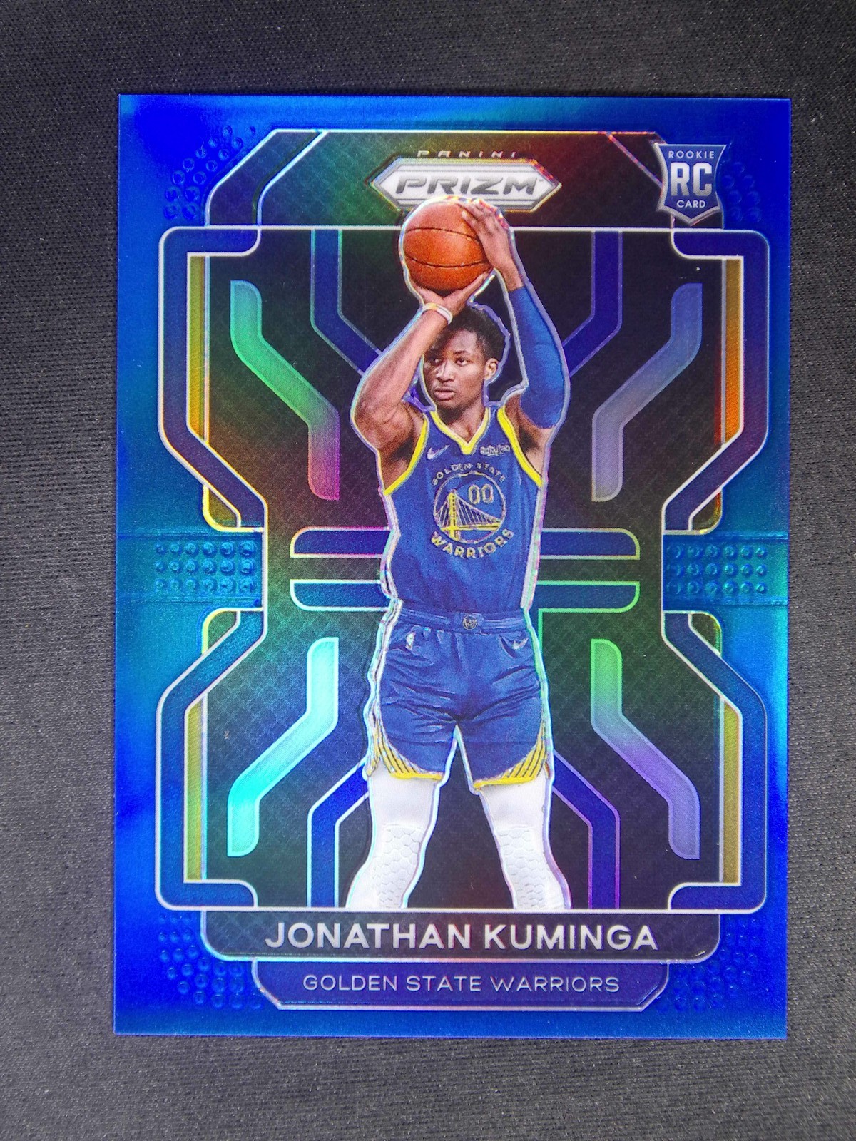2021-22 Panini Prizm Jonathan Kuminga #307 RC Rookie Blue /199