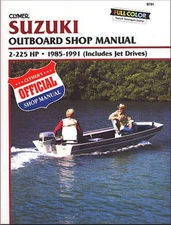 CLYMER MANUAL, SUZUKI 2-225 HP OB & JT D85-91