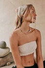 Free People Bea Bandeau Intimately Pull On Textured Straight Neck Bra Top New S — photo 6