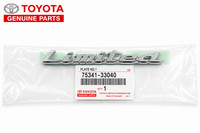 Toyota Original OEM Limited Emblem Abzeichen Silber 120 Mm Export JDM Japan Neu