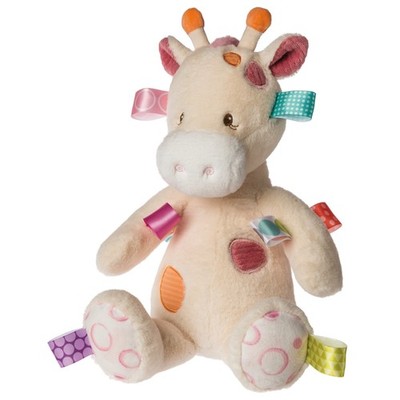 Mary Meyer Taggies Tilly Giraffe 13'' Baby Spielzeug mit Satinbändern NEU