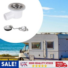 Sink Waste Drain Plug Hole Angle Fitting Replaces Premium For Motorhome Boat