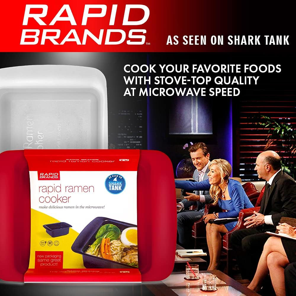 Rapid Ramen Cooker | Microwavable Cookware for Instant Ramen | BPA Free and Dish