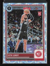2023-24 Hoops Premium Stock Premium #206 Seth Lundy Atlanta Hawks