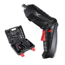 47 in 1 Electric Screwdriver Cordless Drill Rechargeable Set 3.6V Li-ion 3.5N...