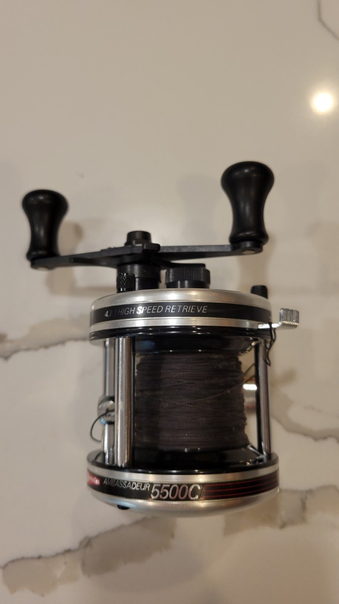 ABU ambassadeur 5500C BIG Ａ Abu Garcia Ambassadeur 5500C High Speed Baitcasting Reel