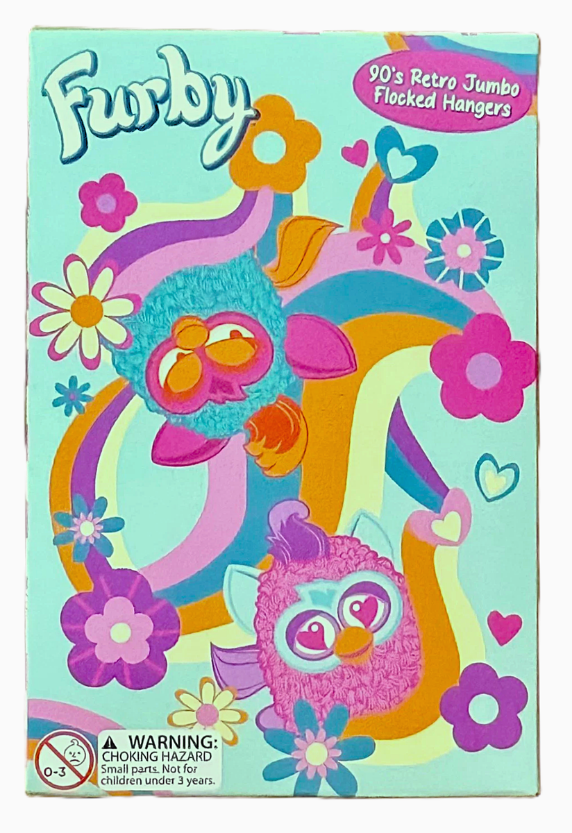 Furby 90s Retro Jumbo Flocked Hanger Bag Clip Blind Box