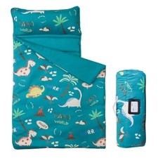 Toddler Nap Mat with Pillow and Blanket - 52" x 20" Lightweight and Soft Nap ...